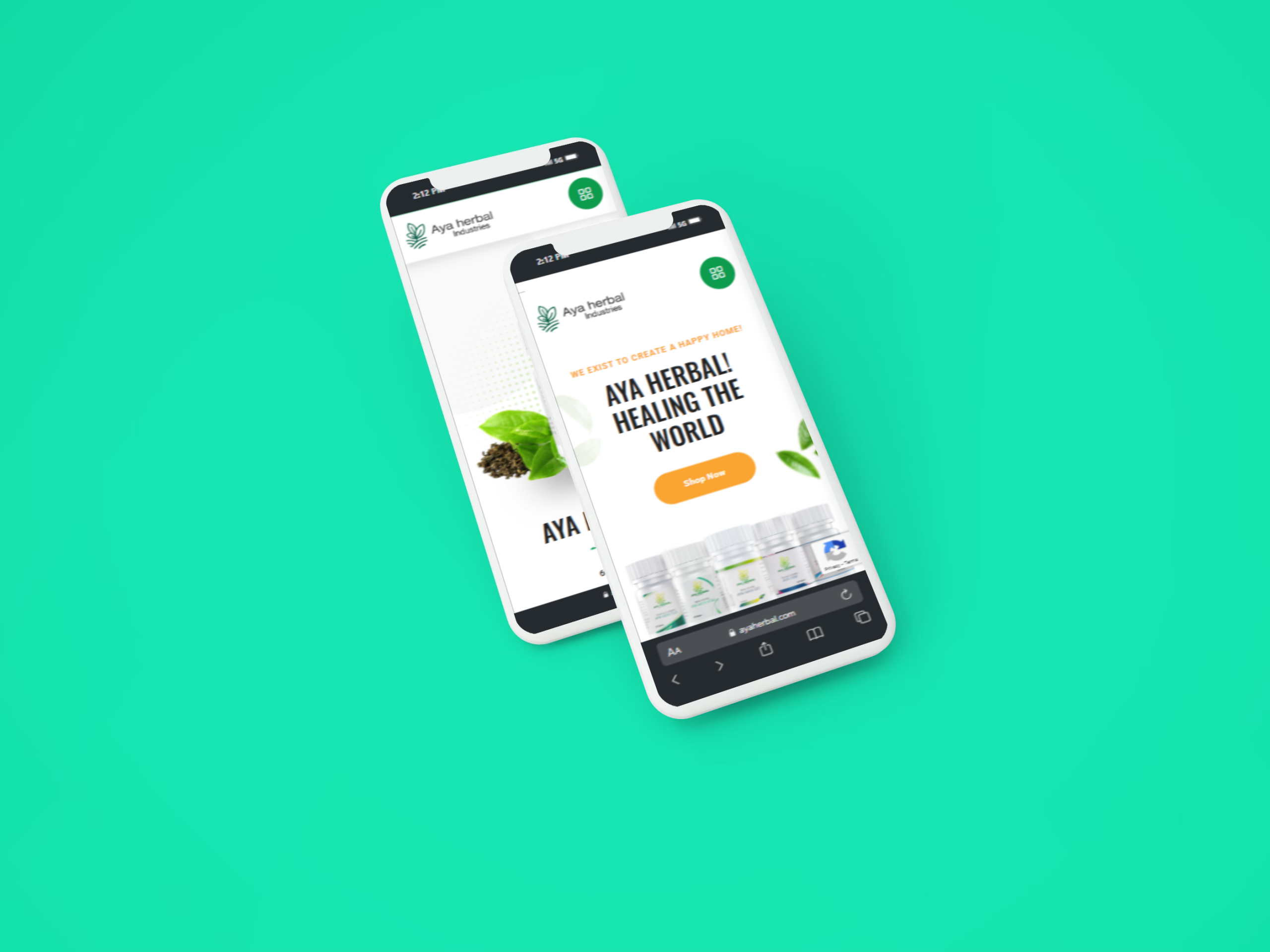 Ayayerbal – Herbal Product & Wellness Brand Website